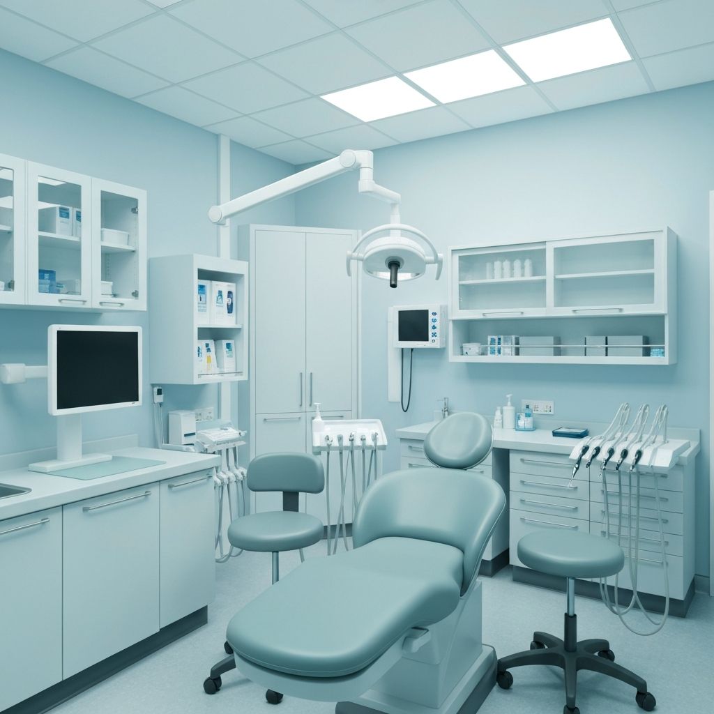 Modern dental emergency treatment room